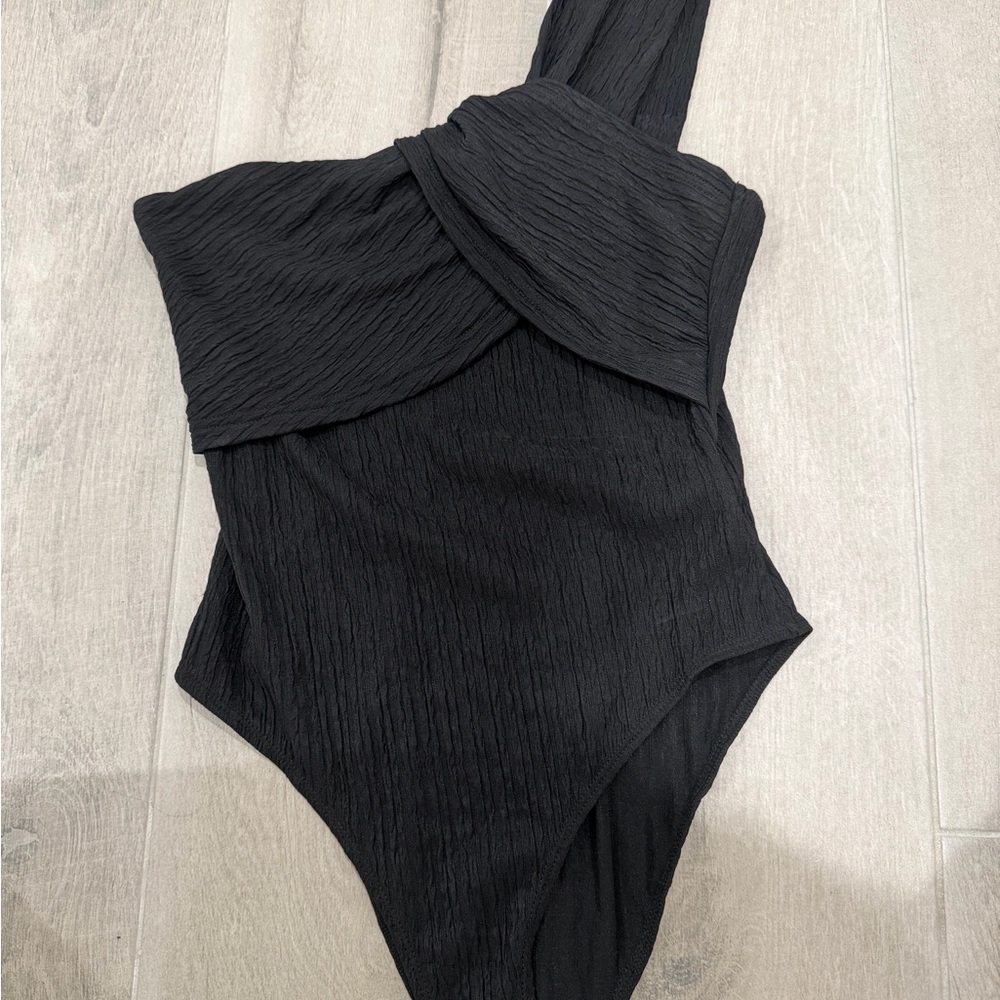 SHEIN Black Women's Bodysuit